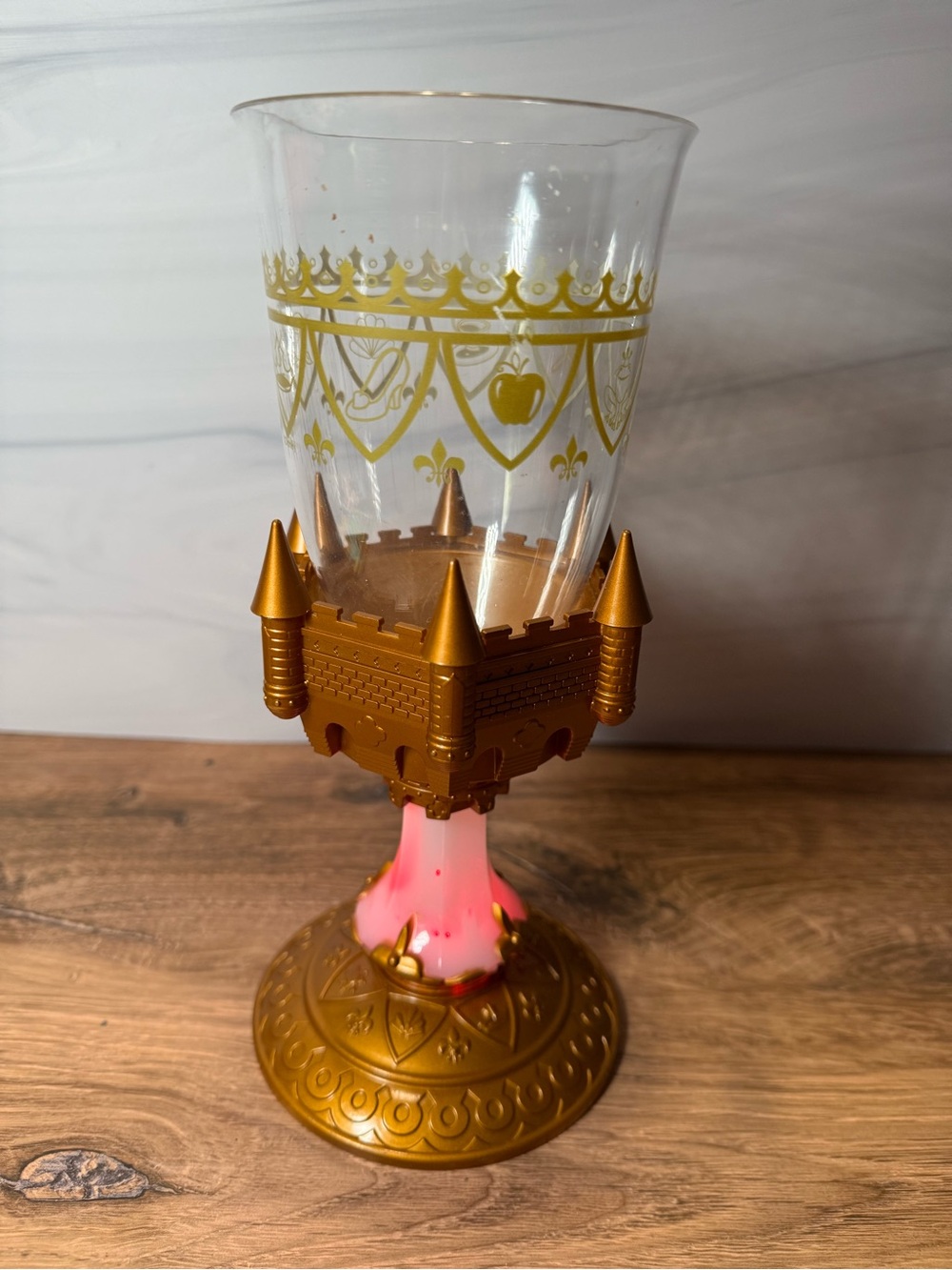 Disney Parks Be Our Guest Beauty and the Beast Castle Light Up Goblet Cup